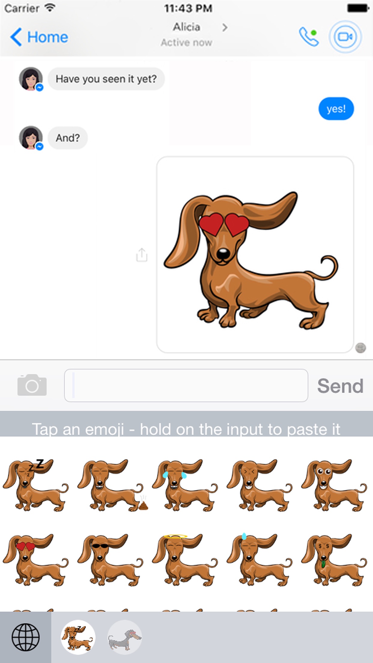 DachsMoji Dachshund Emoji & Stickers by Werktab LLC
