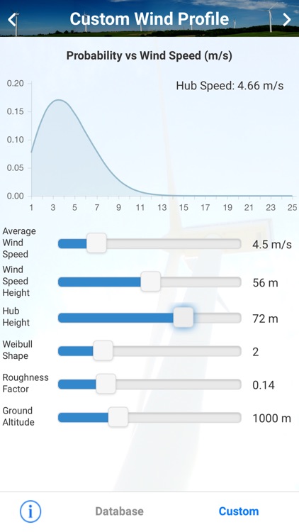 WindApp - Evaluate your wind turbine energy