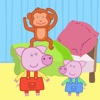 Mrs Pig : The Five Little Monkeys - free Game kids