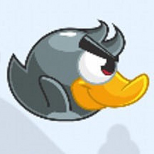 Angry Grey Bird Sky Rusher