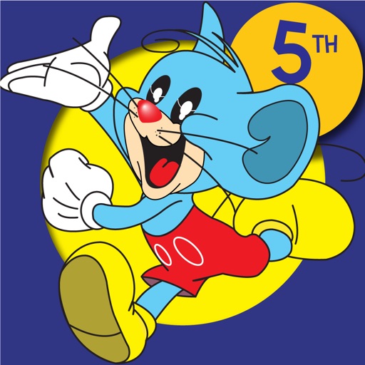 Fifth Grade Mouse Basic Math Games for Kids Icon