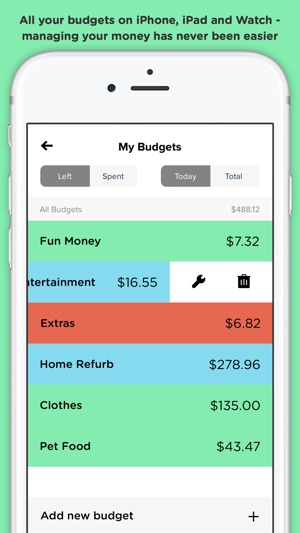 pennies budget and expenses on the app store