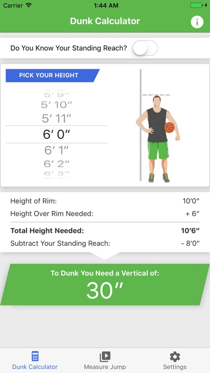What's My Vertical? Vertical Jump Analyzer
