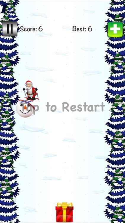 Skiing Santa - Classic Skiing Game