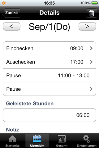 TimeSheet - IS - screenshot 4