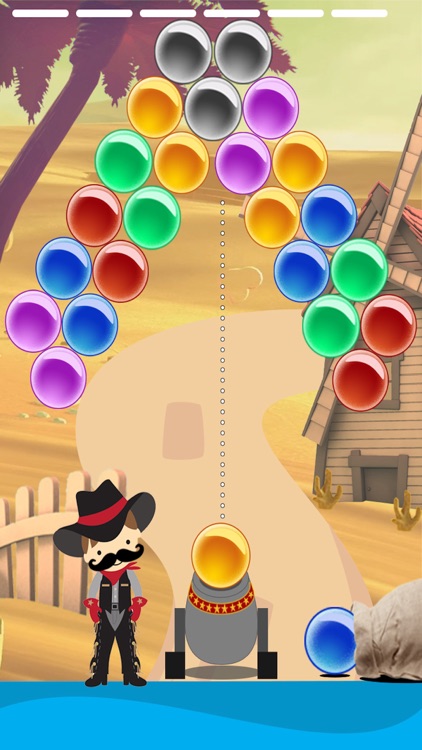 Bubble Shooter Cowboy