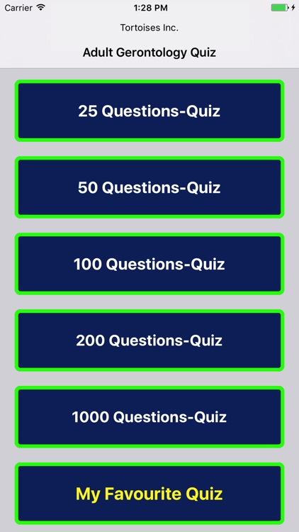 Adult Gerontology Quiz Pro