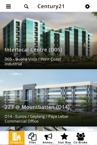 Century21 Projects - náhled
