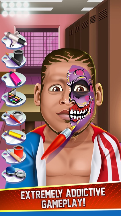 Kids Wrestling Face Paint Salon Make-Up Games