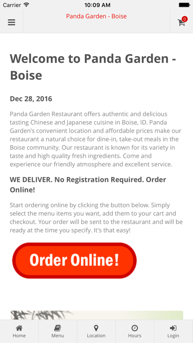 How to cancel & delete Panda Garden - Boise from iphone & ipad 1