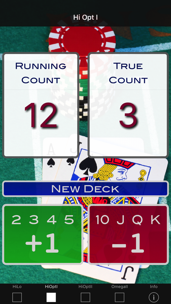 A Blackjack Card Counter - Professional