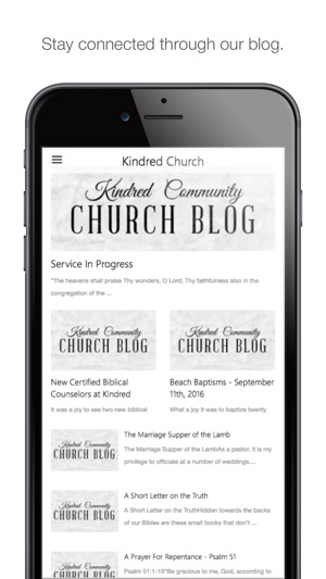 Kindred Community Church(圖2)-速報App