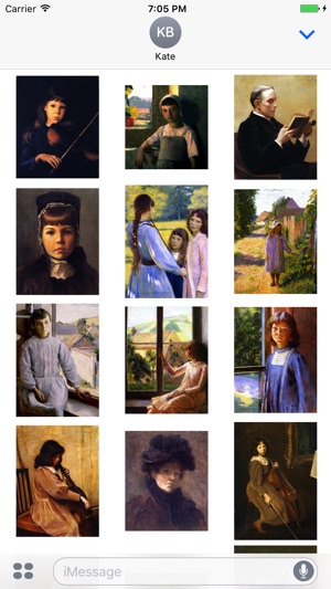 Lilla Cabot Perry Artworks Stickers(圖1)-速報App