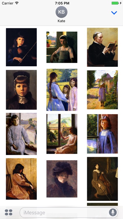 Lilla Cabot Perry Artworks Stickers