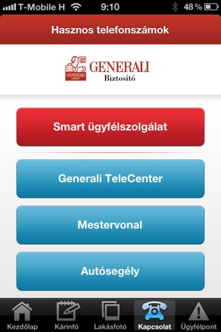 Generali Smart Házőrző Lakásbiztosítás screenshot 3