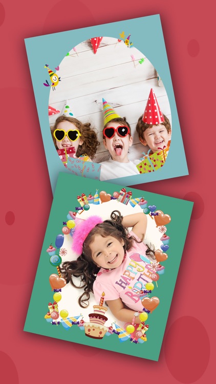 Birthday party photo frames for kids – Pro