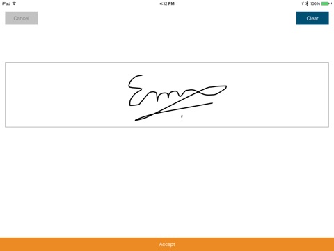 MyTAXPrepOffice Signature Pad screenshot 3