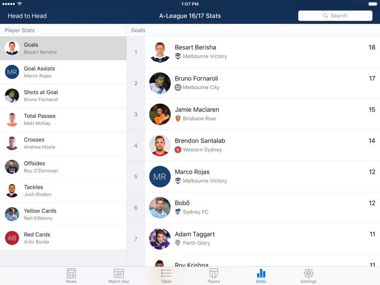 A-League Live for iPad screenshot-3