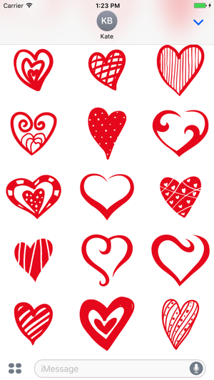 Love Hearts stickers pack(圖4)-速報App