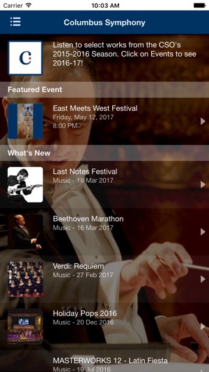 Columbus Symphony(圖2)-速報App