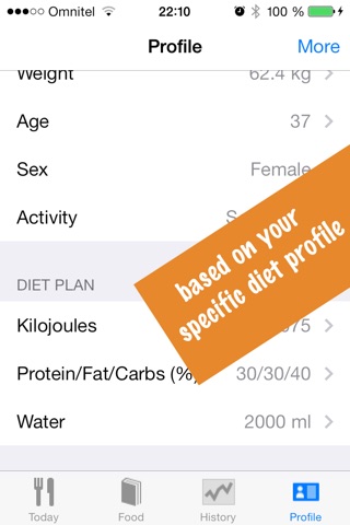 Kilojoule Counter & Diet Tracker: Lose Weight Fast screenshot 4