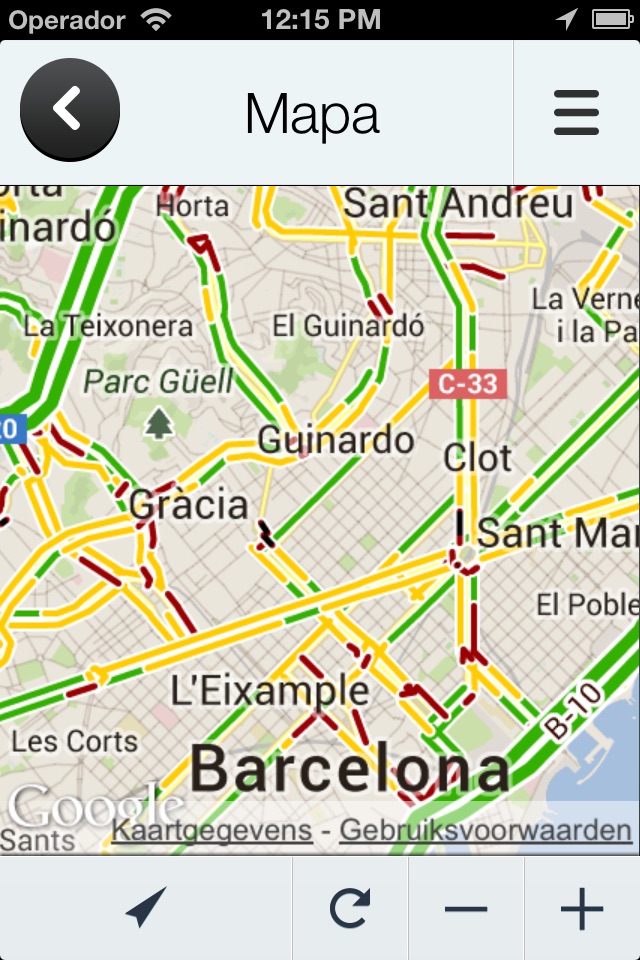 Road information Spain (ES) Real time Traffic Jam screenshot 2