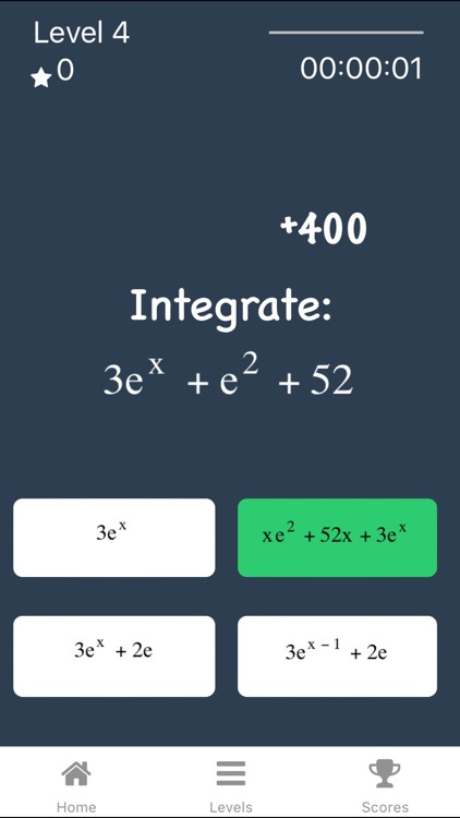 Calculus Quiz Game - Integral & Derivative Math screenshot-3