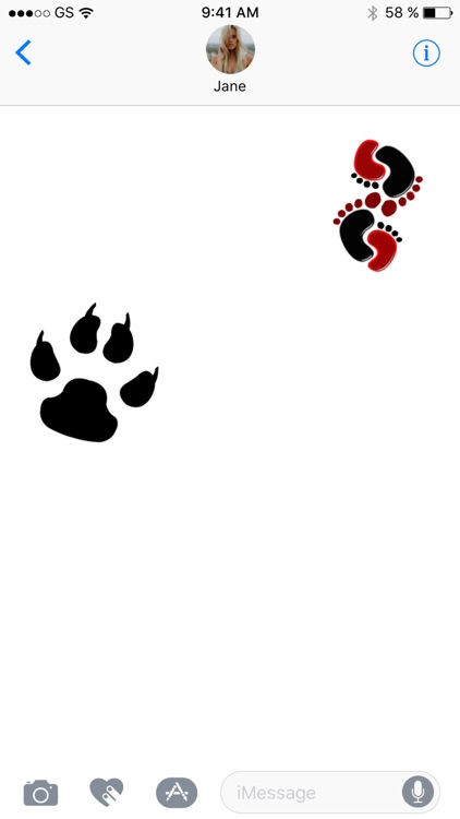 Footprint Sticker Pack!