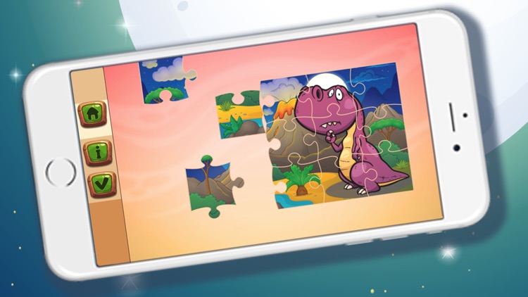 Dinosaur TRex jigsaw puzzles for kids screenshot-4