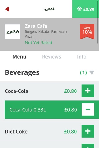 Zara Cafe screenshot 4