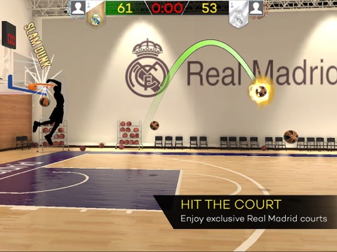 Real Madrid Slam Dunk Basketball screenshot 2