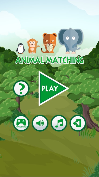 Animal Matching Memory