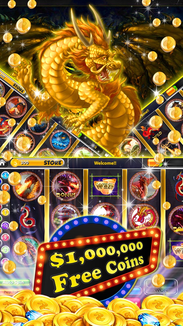 50 Red Dragon Slots Throne Party  Golden Jackpot
