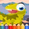 Dragon Dinosaur Coloring Book hd for kids free