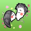 Cute Couple In Love Stickers Pack