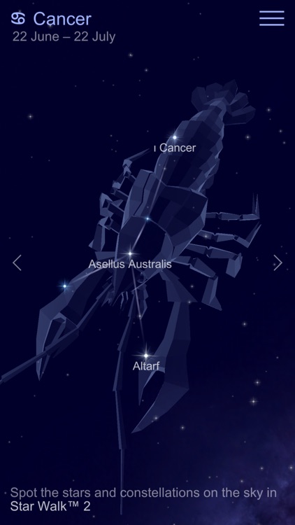 Zodiac Constellations by Star Walk 2