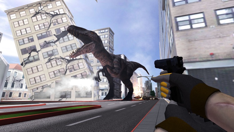 VR Dinosaur Hunter: City Dino Survival Game 3D screenshot-4