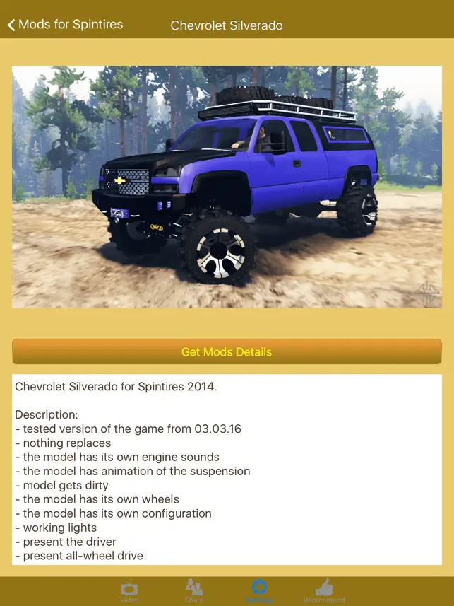 Captura 4 Mods for Spintires iphone