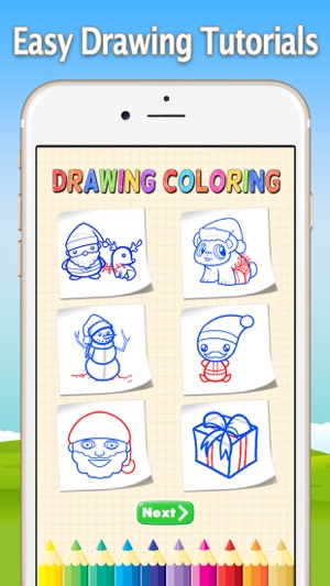 How to Draw Merry Christmas : Drawing and Coloring(圖3)-速報App