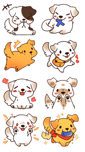 Happy Dogs Stickers(圖2)-速報App