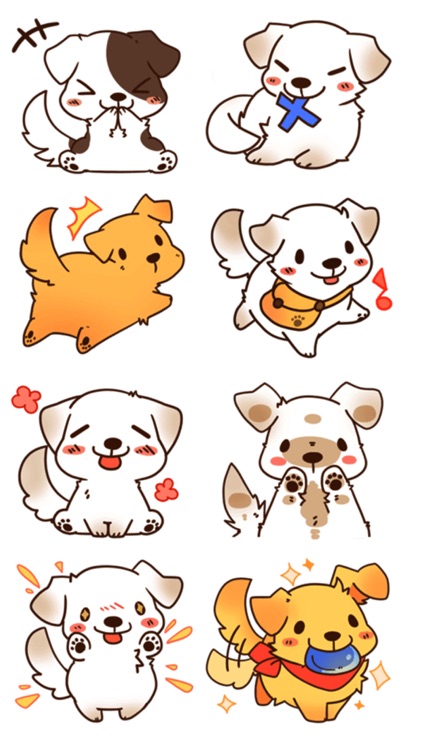 Happy Dogs Stickers