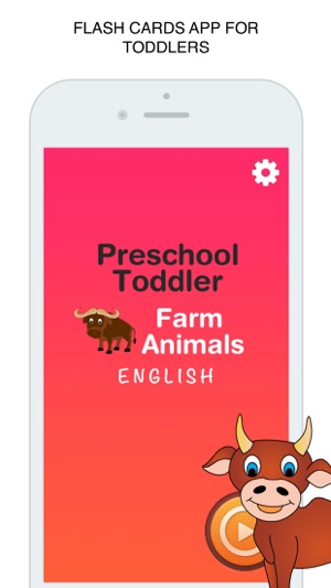 Farm Animals Flashcard for babies and pr