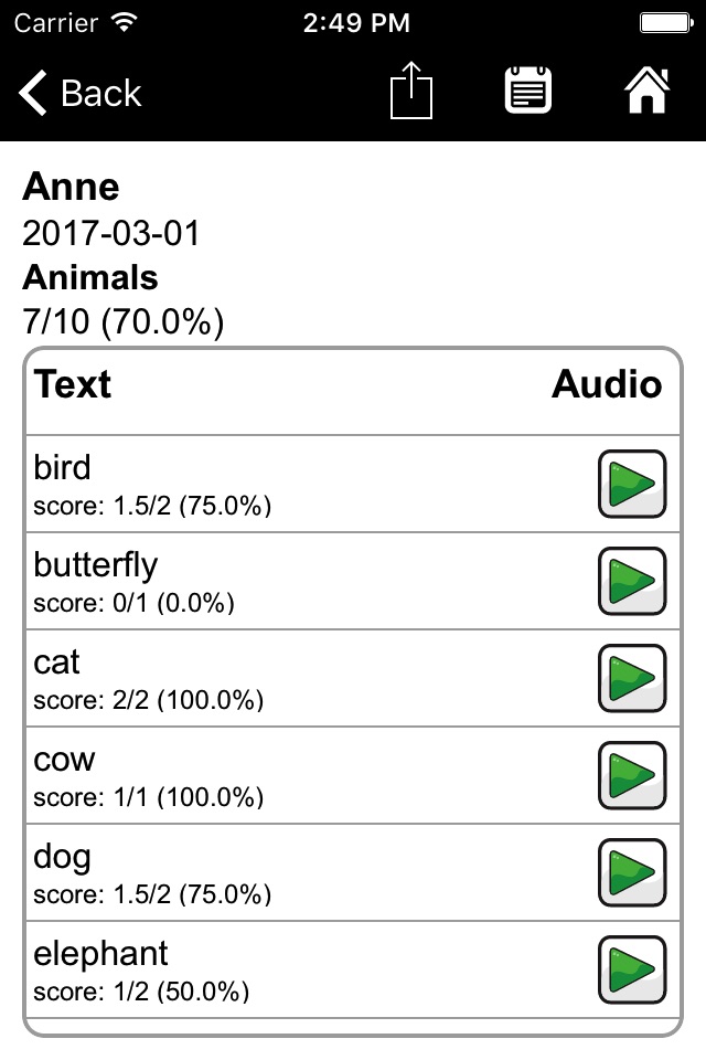 Speech Cards Lite screenshot 3