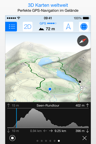 Maps 3D - Hike & Bike screenshot 3