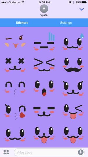 Kawaii Emoji - Cute Emoticon Stickers for Texting(圖5)-速報App