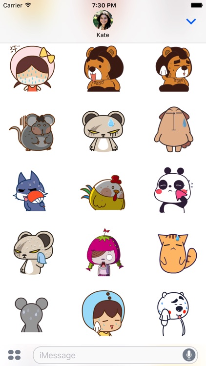 Sweating Animals Animated Emoji Stickers screenshot-3