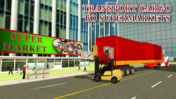 Supermarket Transporter Truck & Driving Simulator screenshot-3