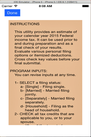 Tax Check screenshot 2