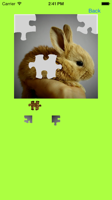 How to cancel & delete Baby Rabbits Jigsaw Puzzles from iphone & ipad 1