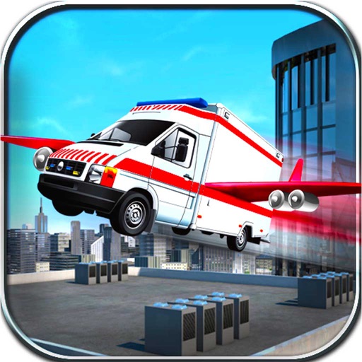 Flying Ambulance Rescue 3D icon